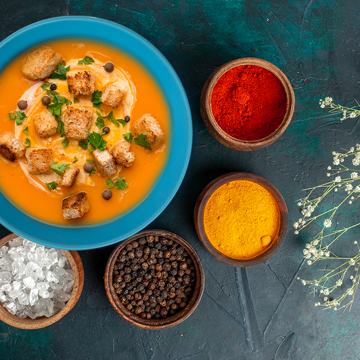 Blue Melamine Open Bowls - Patex Studios