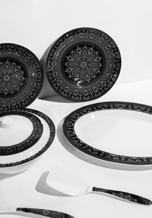 Noir Chic Dinner Set - Patex Studios