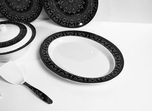 Noir Chic Dinner Set - Patex Studios