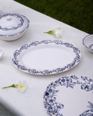 Azure Blossom Dinner Set - Patex Studios