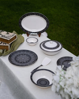 Noir Chic Dinner Set - Patex Studios