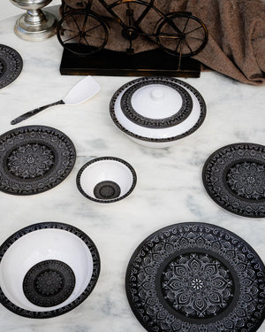 Noir Chic Dinner Set - Patex Studios