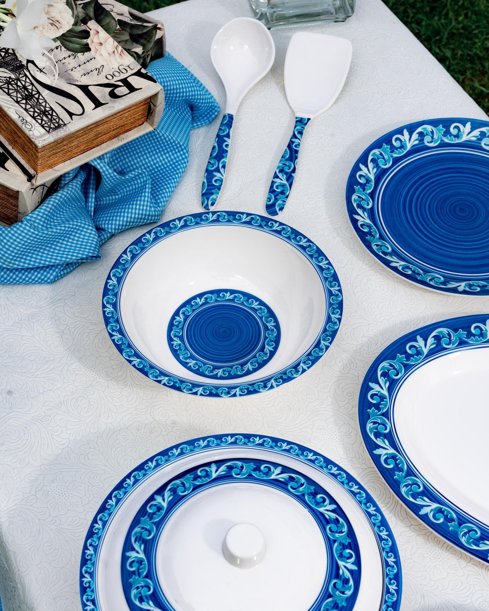 Azure Bliss Dinner Set - Patex Studios
