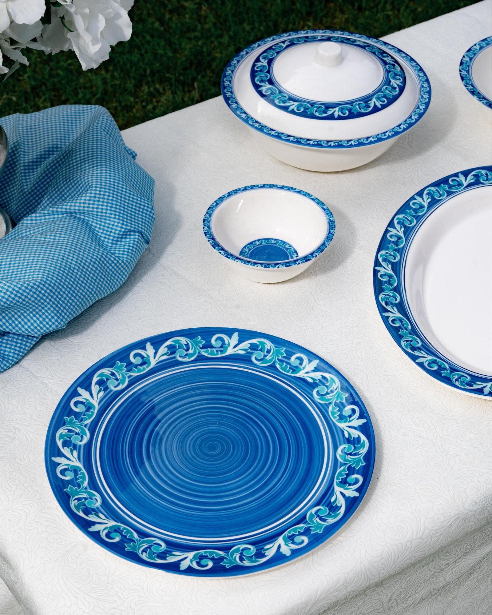 Azure Bliss Dinner Set - Patex Studios