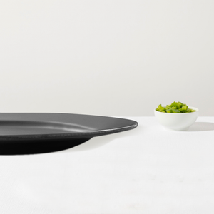 Black Matt Melamine Rice Plate - Patex Studios