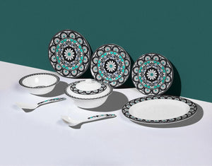 Ebony Symphony Dinner Set - Patex Studios