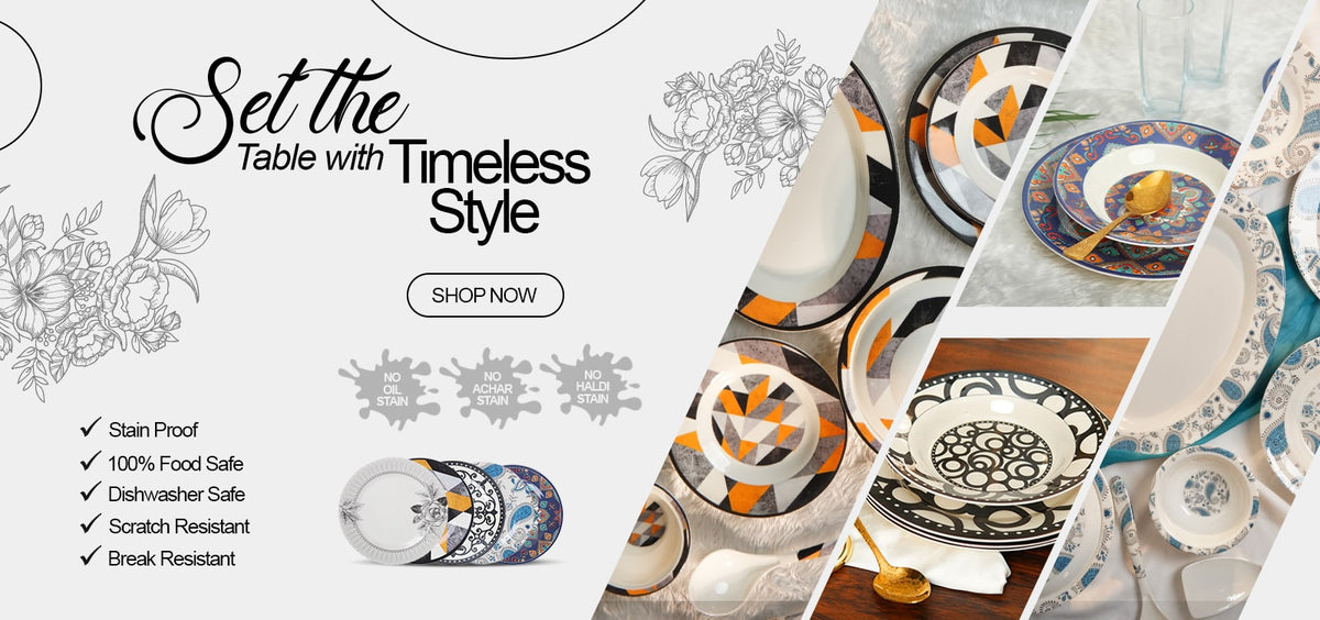 Affordable Elegance—Durable, Eco-Friendly Melamine Dinner Sets for Mod ...