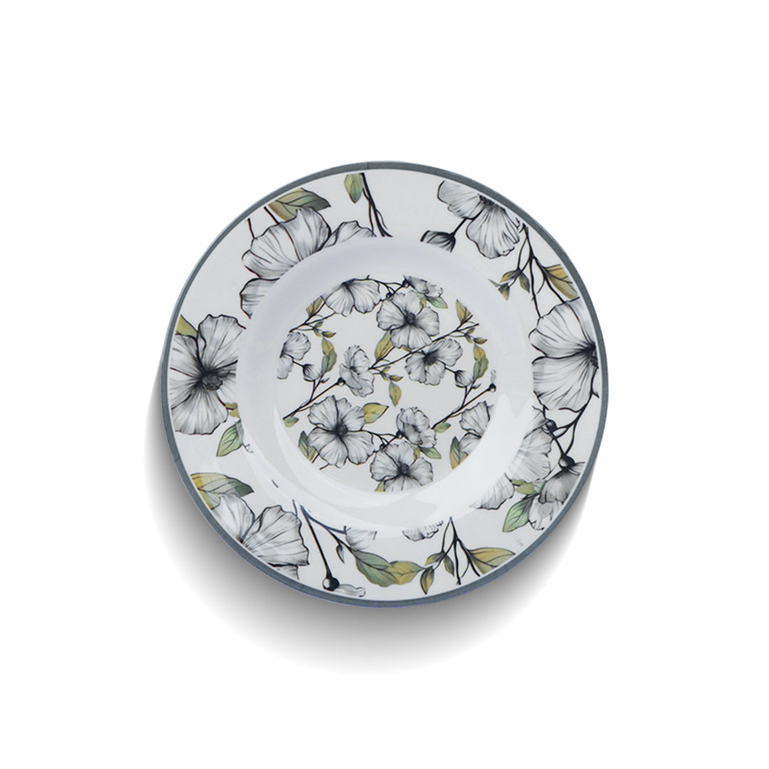 Graphite Bloom Deep Plate