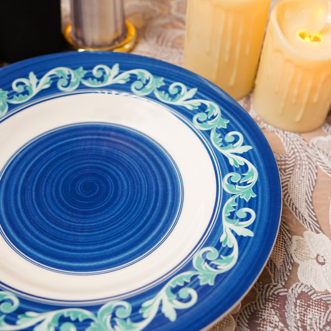 Azure Bliss Quarter Plates