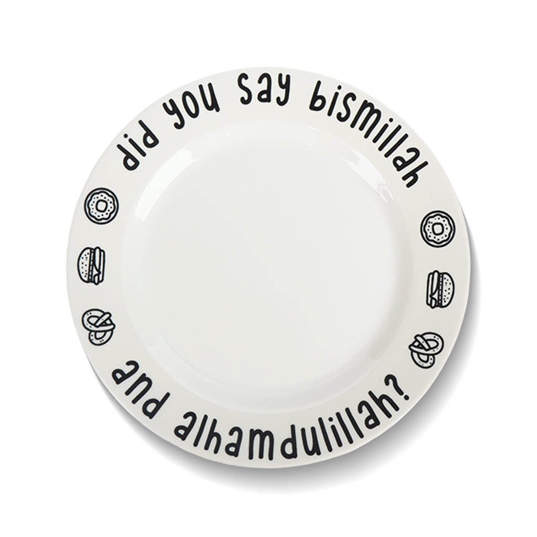 Did You Say Bismillah? – Kids' Melamine Mealtime Plate