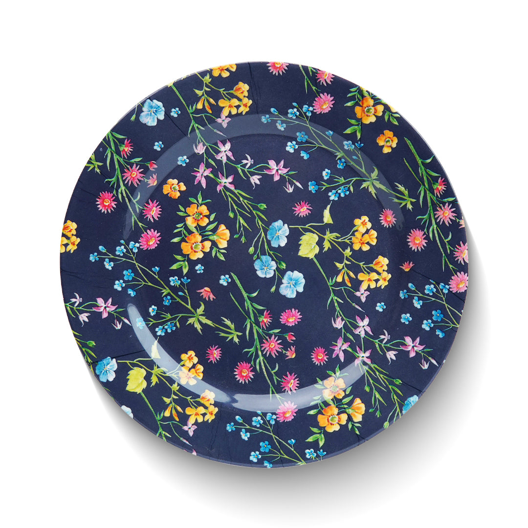 Dark Bloom Rice Plates