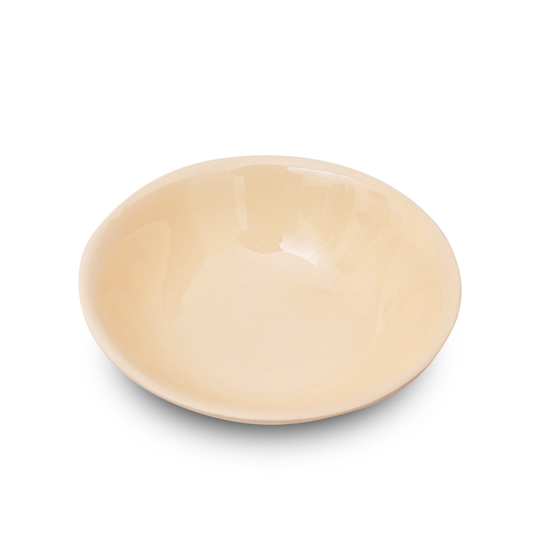 Beige Melamine Soup Bowls