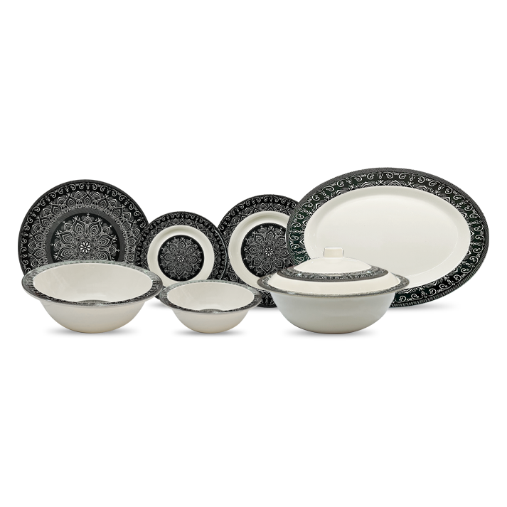 Noir Chic Dinner Set