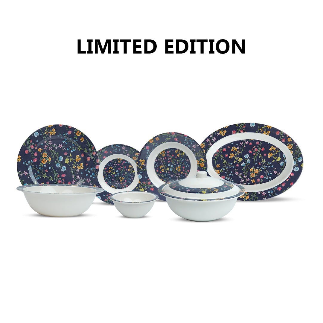 Dark Bloom Dinner Set