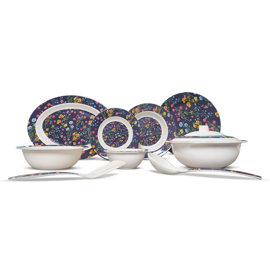 Dark Bloom Dinner Set